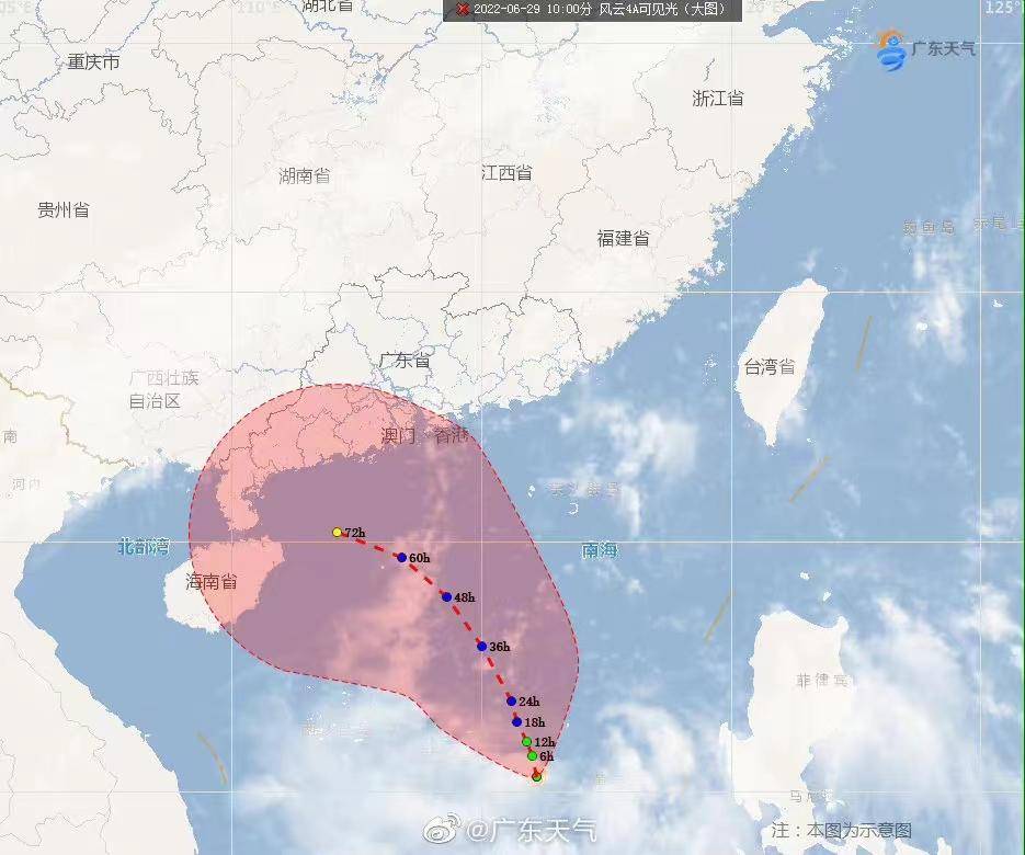 广东实时最新台风消息，台风烟花逼近，全省严阵以待